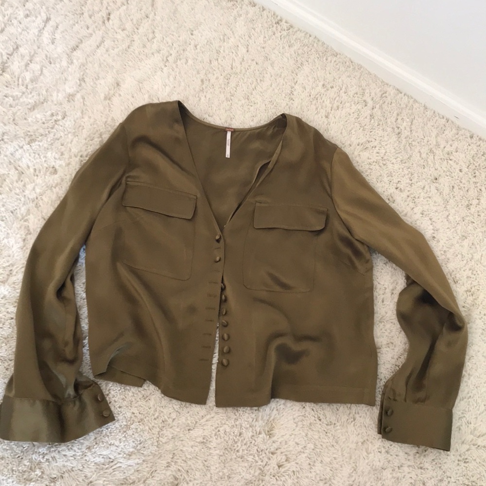 Free People Silky Top
